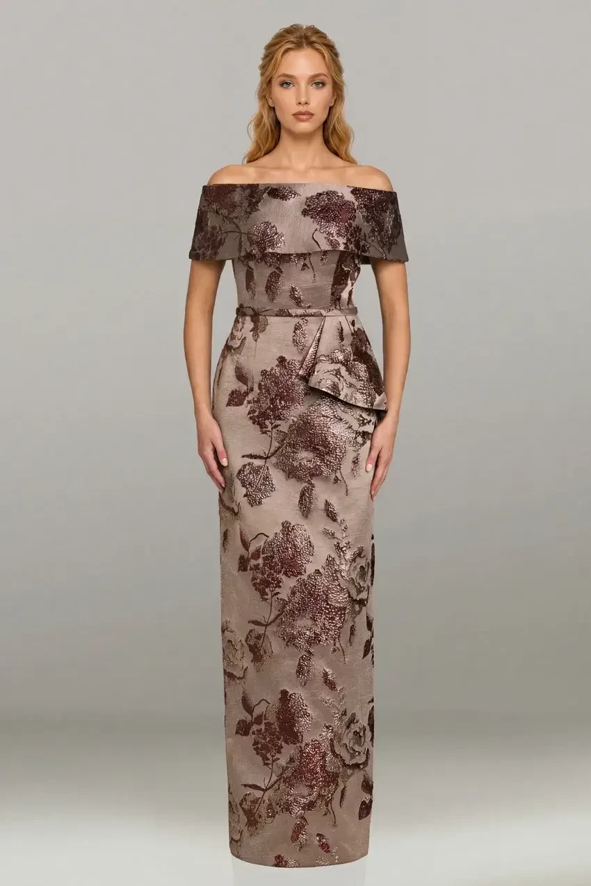 Model wearing a homecoming dress