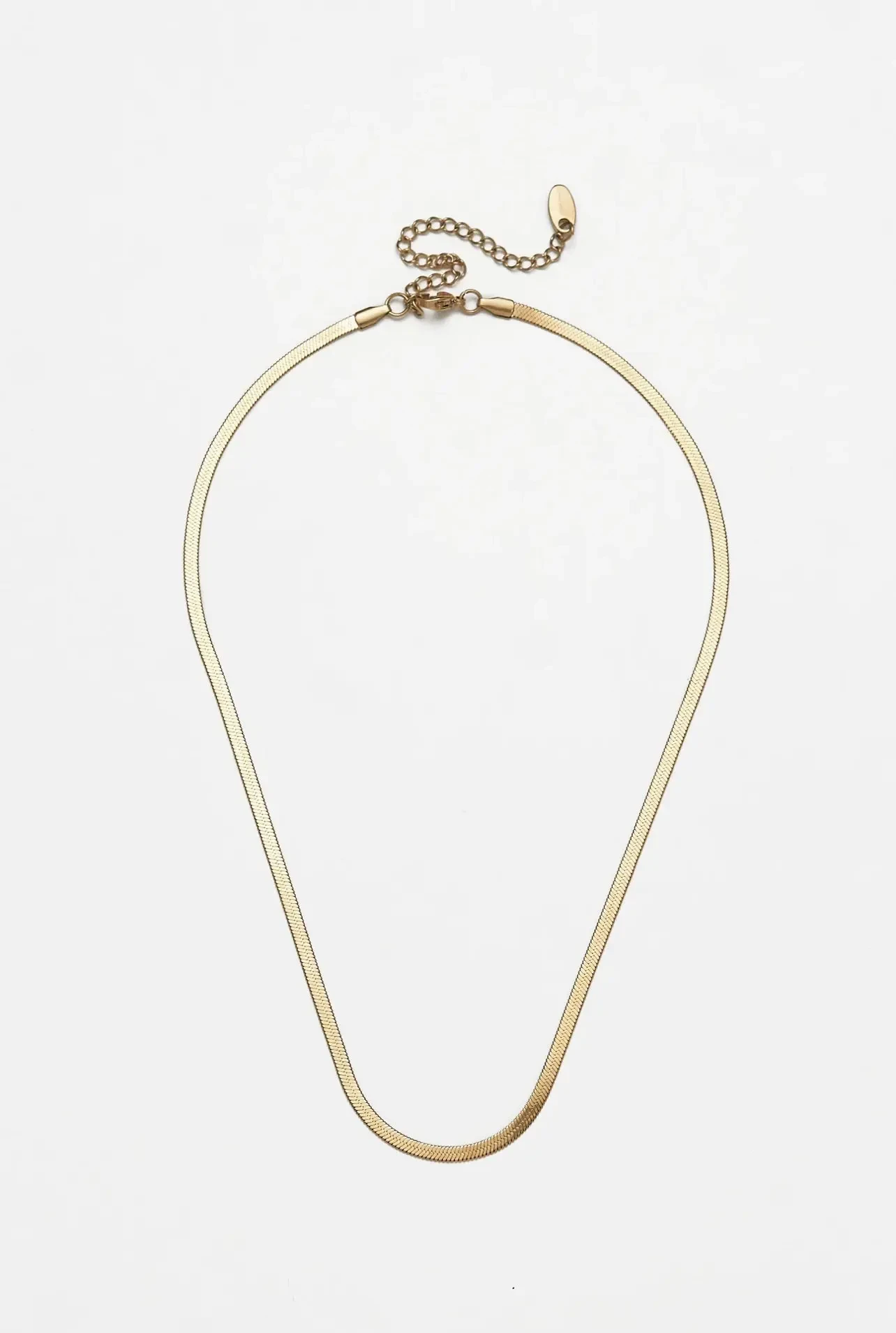 Dainty Herringbone Necklace
