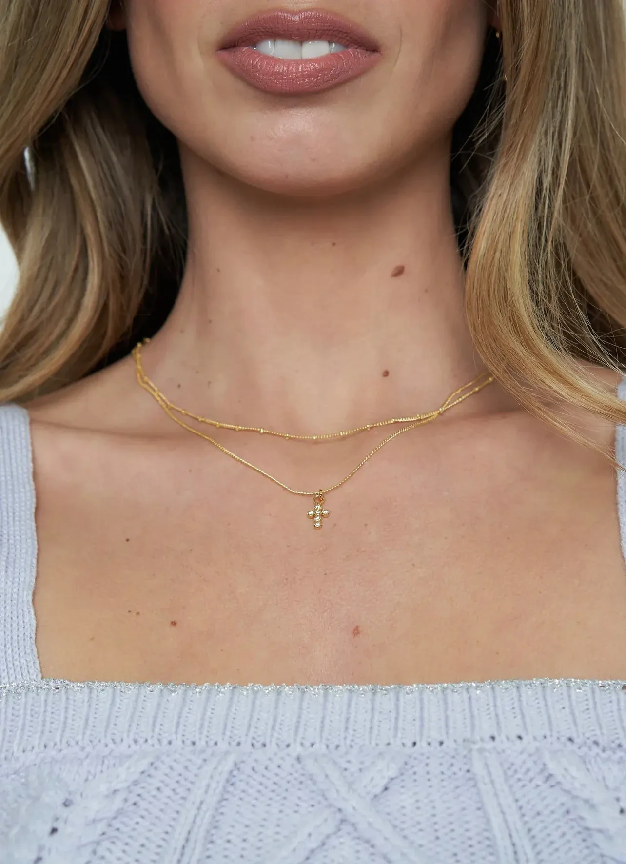 Sparkle Cross Necklace