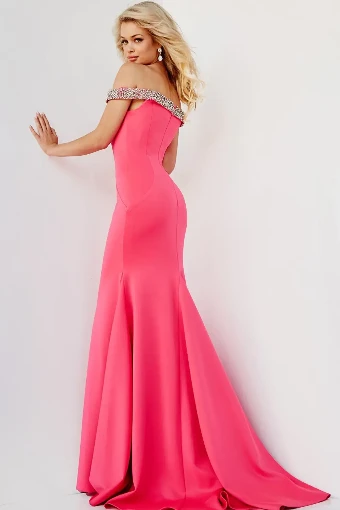 Jovani 08436 #6 Coral Cobalt Peri thumbnail