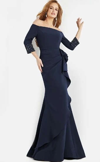Jovani 08699 #8 Navy Light Blue Lilac Cranberry thumbnail