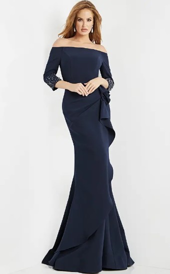 Jovani 08699 #9 Navy Light Blue Lilac Cranberry thumbnail