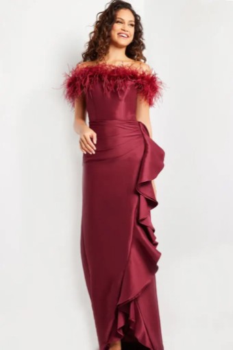 Jovani 25786 #0 default Burgundy thumbnail