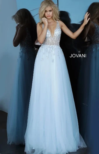 Jovani 4019 #5 Light Blue thumbnail
